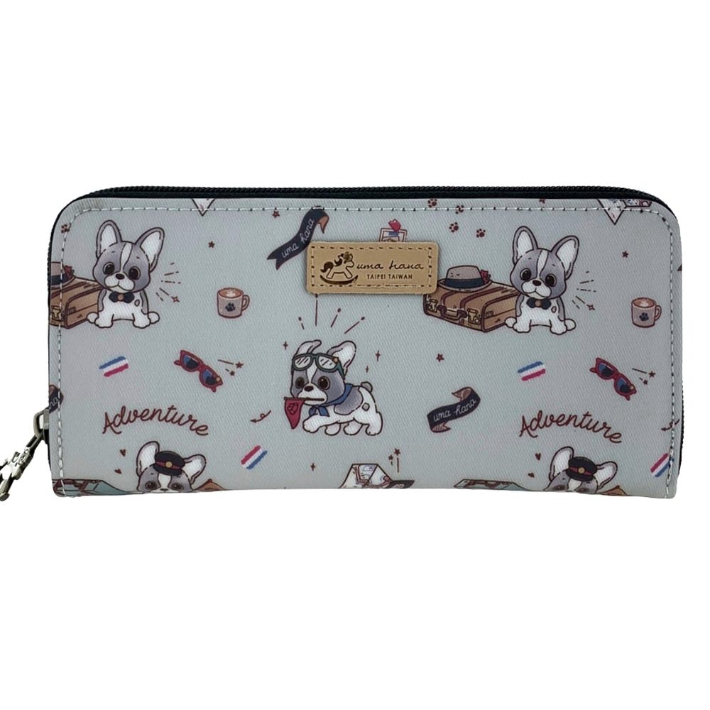 Waterproof Frenchie Long Wallet Fits Phone & Bills